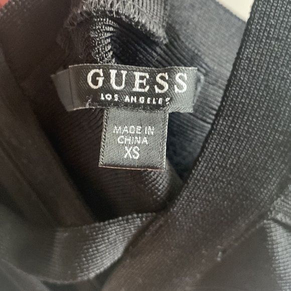 GUESS black, bodycon tank - Picture 3 of 3